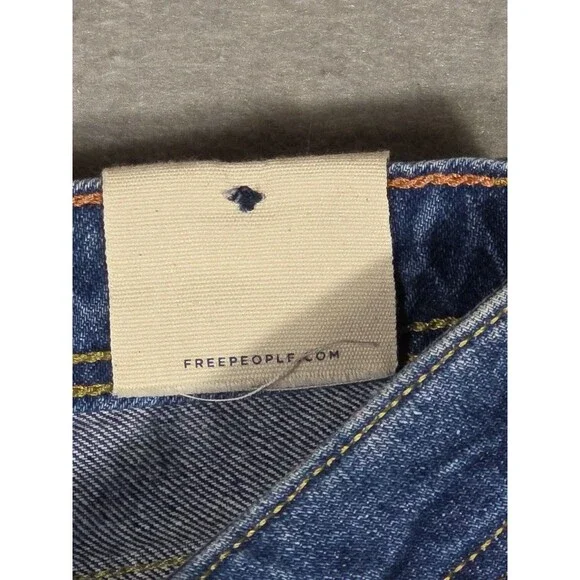 We the Free Free People Ava High Rise Boot Cut Denim Size 32 Relaxed Fit Flare - Picture 5 of 12